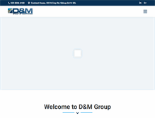 Tablet Screenshot of dandmgroup.co.uk
